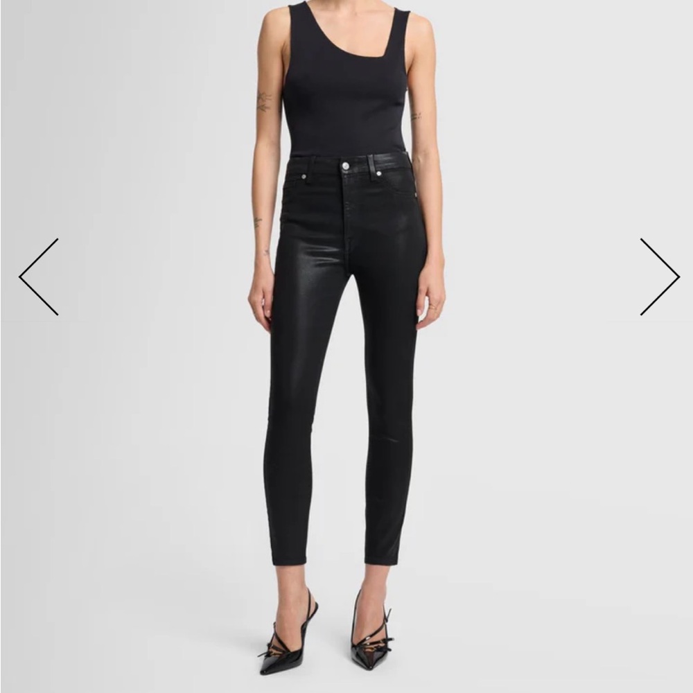 7 For All Mankind High Rise Black Women's Jeans